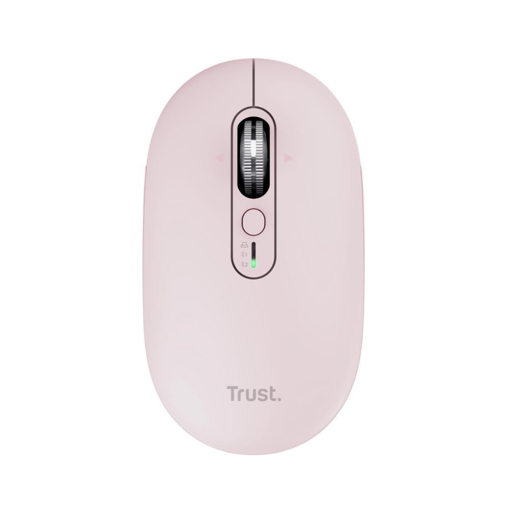 TRUST Myš Seron Hyperscroll Slim,  Bezdrátová,  růžová2 