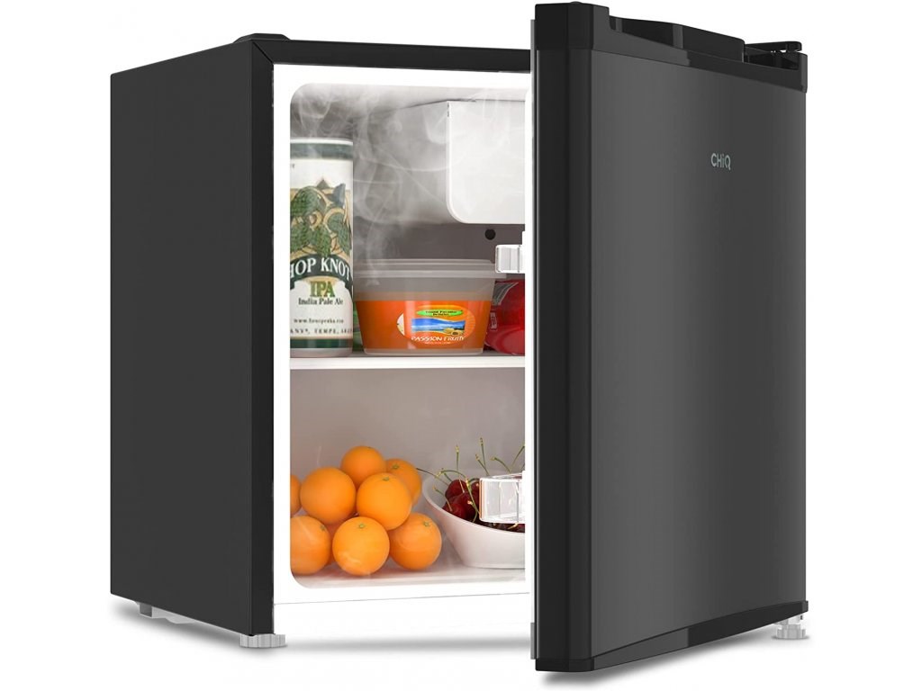 CHiQ CSD46D4D minibar,  46 litrů,  2 přihrádky,  0 °C až +10 °C,  35 dB1 