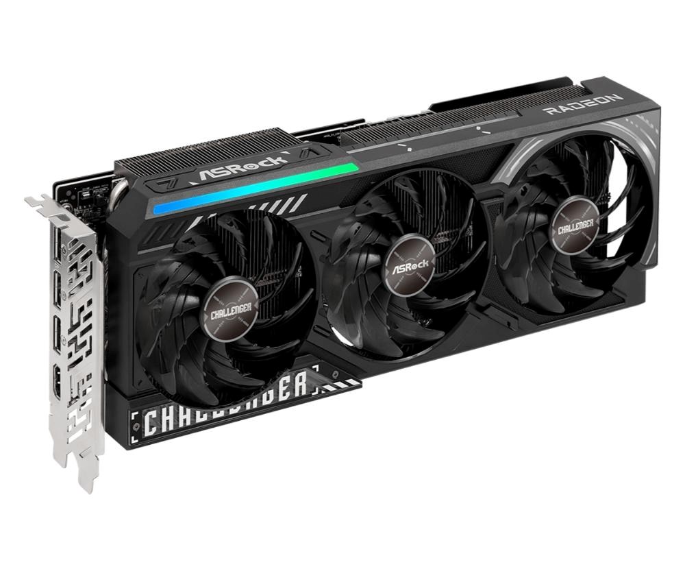 ASRock VGA AMD Radeon RX 9070 XT Challenger 16GB,  RX 9070 XT,  16GB GDDR6,  3xDP,  1x HDMI1 