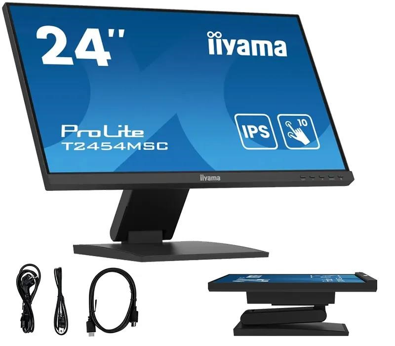 Iiyama ProLite T2454MSC-B3AG,  Projected Capacitive,  10 TP,  Full HD,  USB,  kit (USB),  black0 