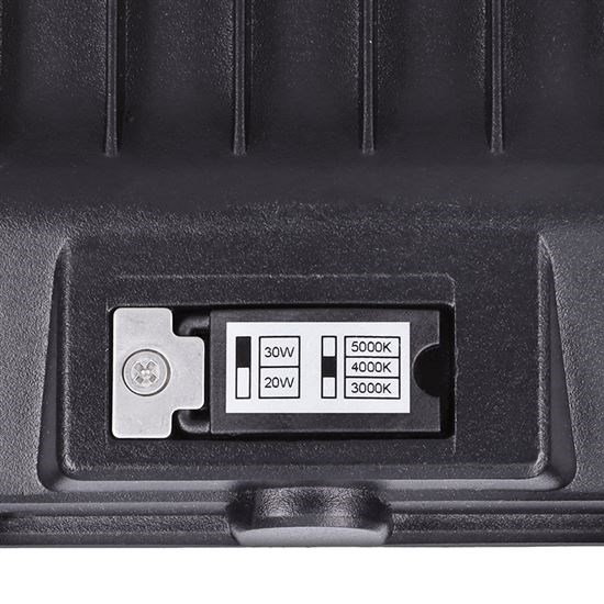 Solight LED reflektor se senzorem TOP,  30W,  max. 3900lm,  3CCT,  volitený výkon 100/ 66%,  IP65,  rychlospojka4 