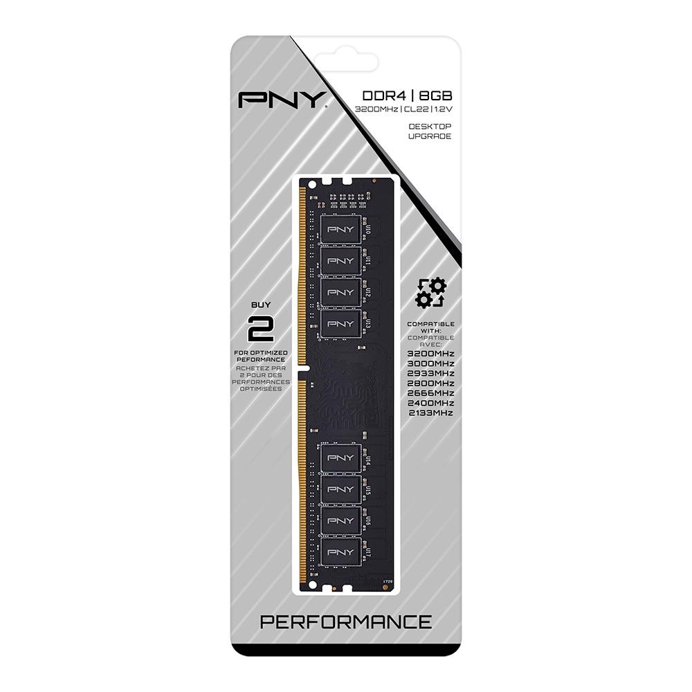 PNY DIMM DDR4 8GB 3200MHz CL223 