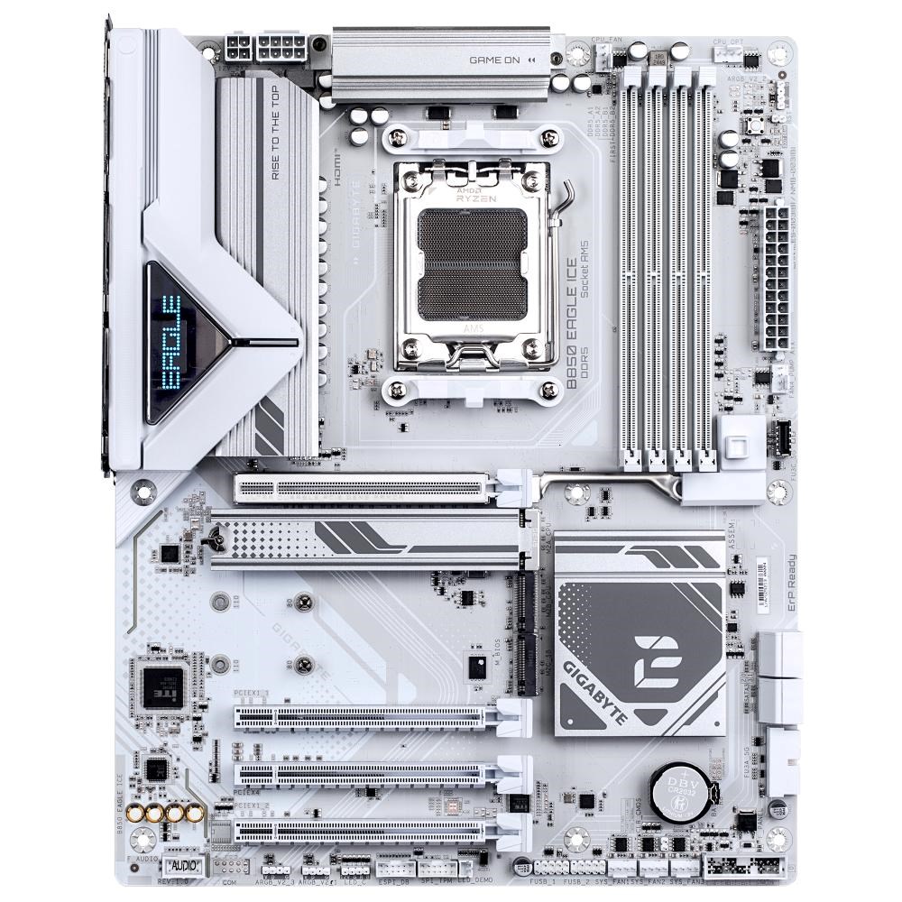 GIGABYTE MB Sc AM5 B850 EAGLE ICE,  AMD B850,  4xDDR5,  1xDP,  1xHDMI,  ATX2 