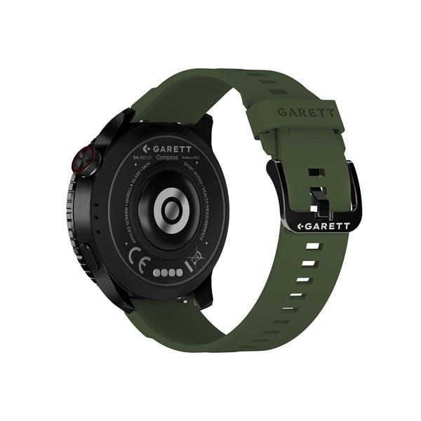 Garett Smartwatch COMPASS Black,  GPS3 