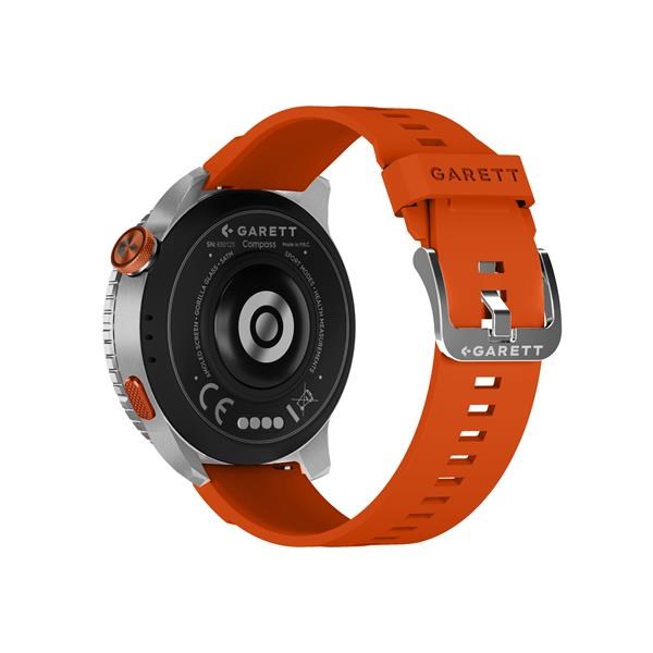 Garett Smartwatch COMPASS Silver,  GPS5 