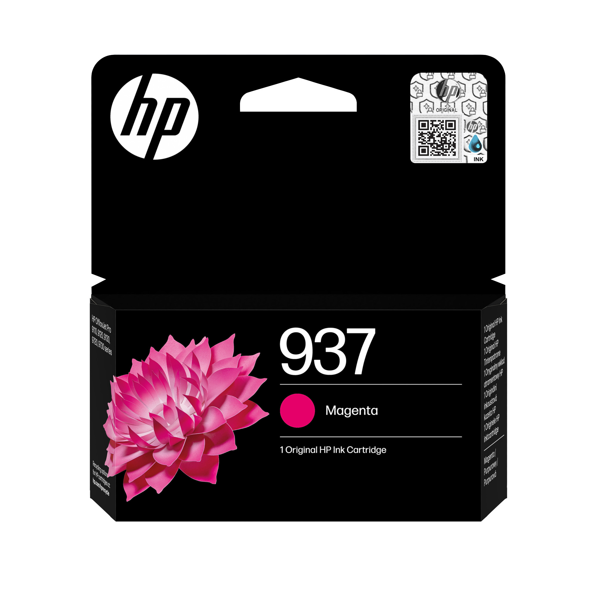 BAZAR - HP 937 Magenta Original Ink Cartridge (800 pages) - Poškozený obal (Komplet)0 