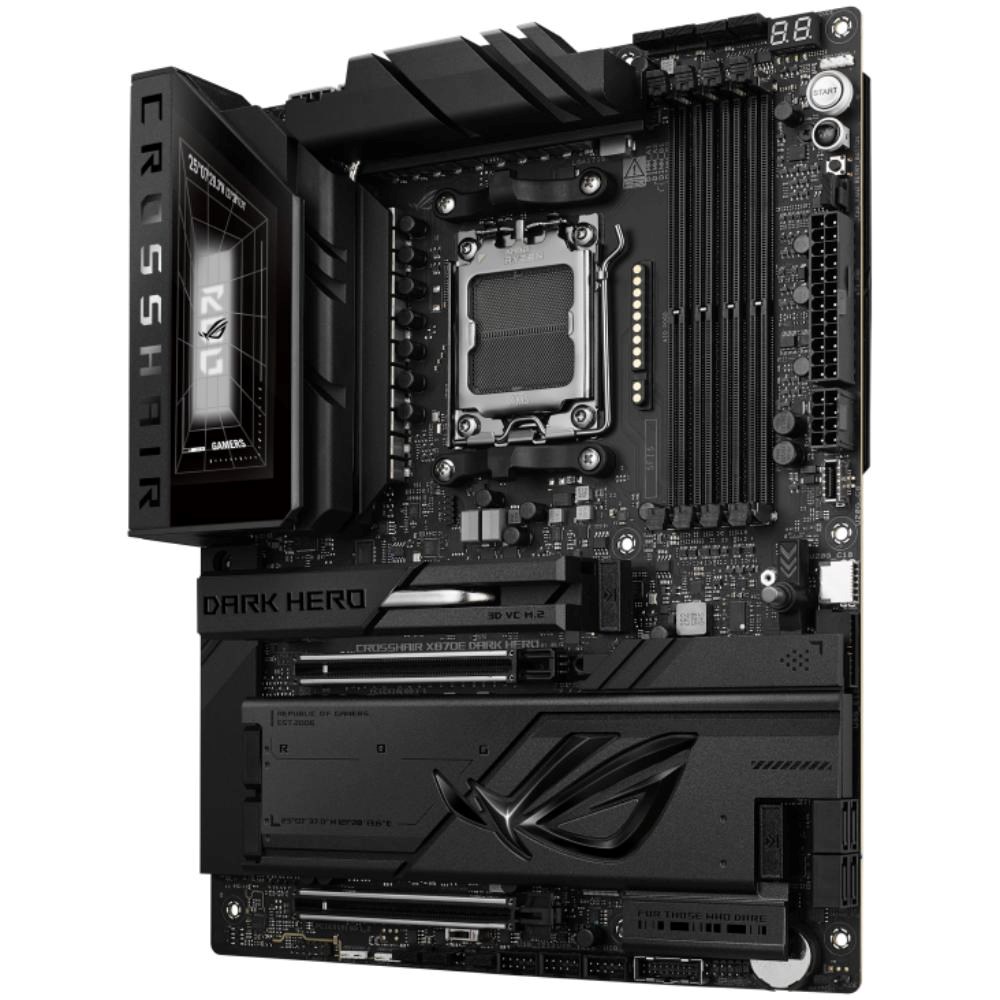 ASUS MB Sc AM5 ROG CROSSHAIR X870E DARK HERO,  AMD X870E,  4xDDR5,  WiFi,  1xHDMI,  2xUSB42 