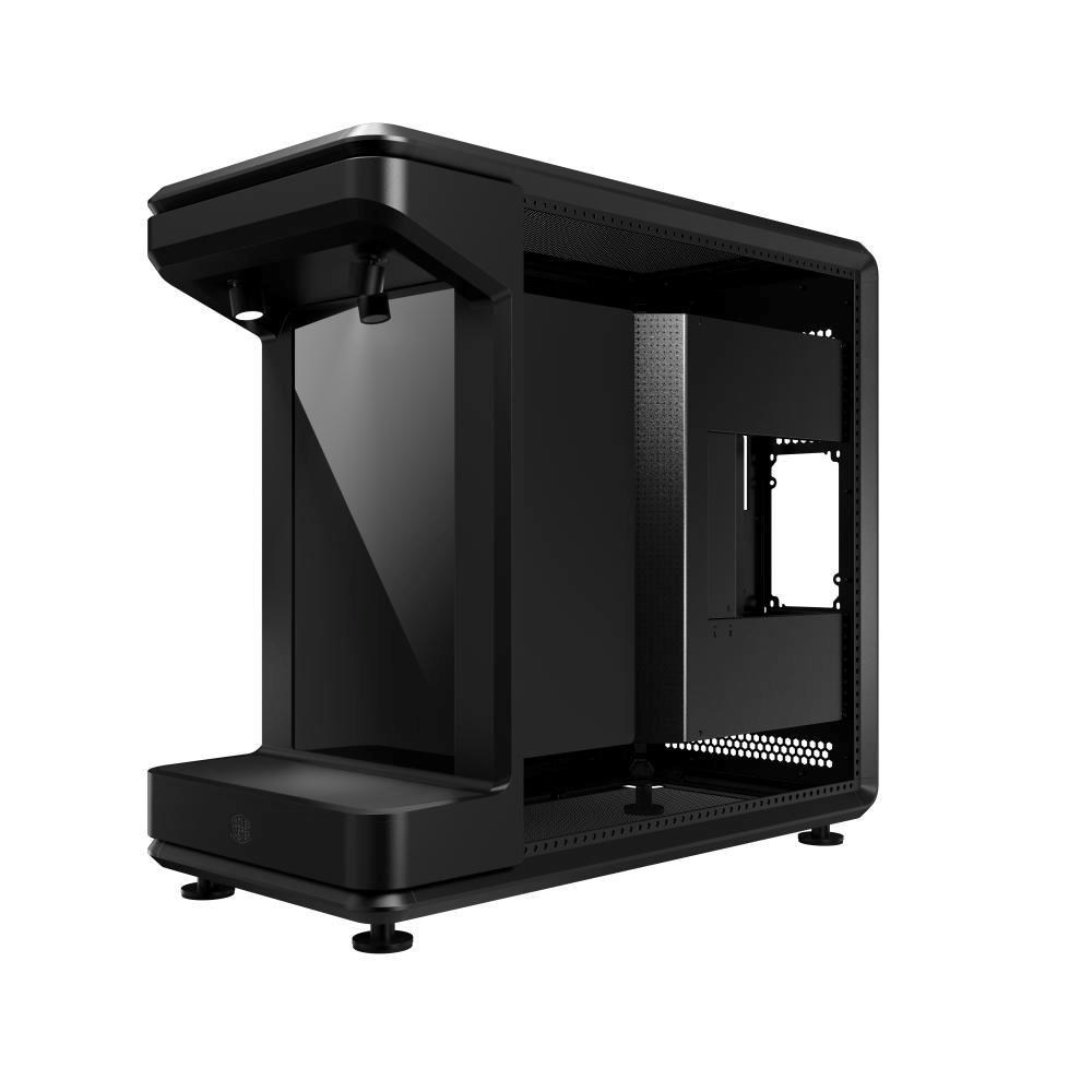 Cooler Master case MASTERFRAME 360 Stage LCD,  ATX,  Průhledná bočnice,  Černá11 