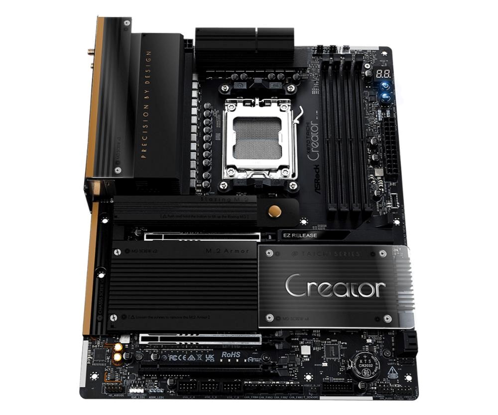 ASRock MB Sc AM5 X870 TAICHI Creator,  AMD X870,  4xDDR5,  1xHDMI,  2xUSB4,  WI-FI,  ATX5 