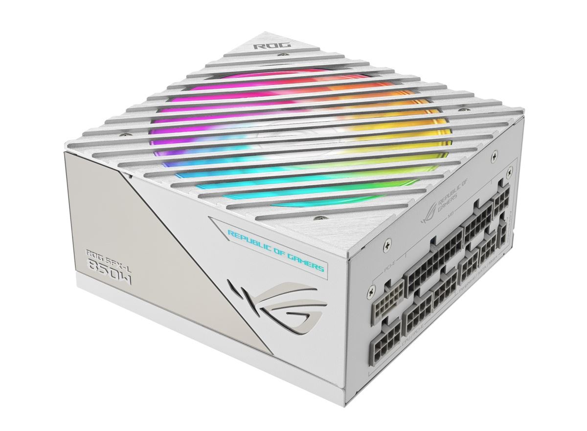 BAZAR - ASUS zdroj ROG Loki SFX-L 850W White Edition,  80+ Platinum,  ARGB (Bez příslušenství)3 
