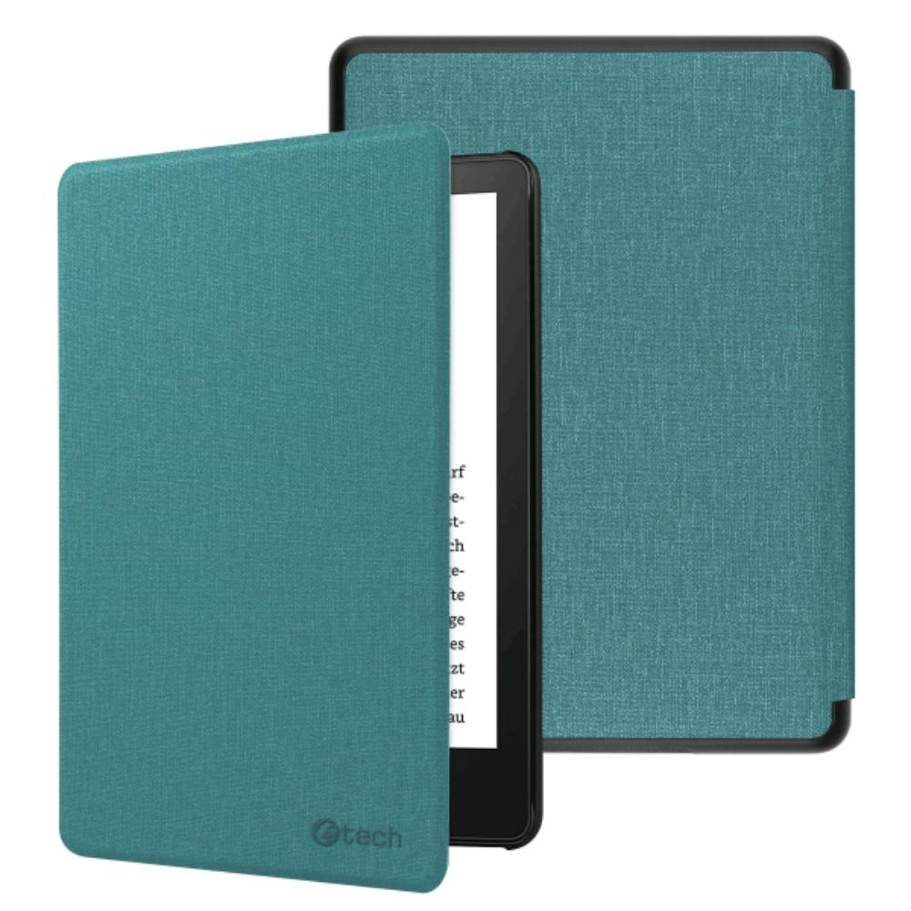 C-TECH PROTECT pouzdro pro Amazon Kindle PAPERWHITE 2024/ COLORSOFT,  WAKE/ SLEEP funkce,  hardcover,  zelené1 