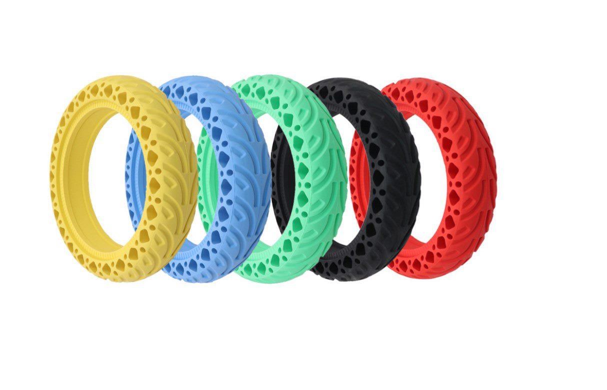 Bezdušová pneumatika pro Xiaomi Scooter žlutá (Bulk)8 