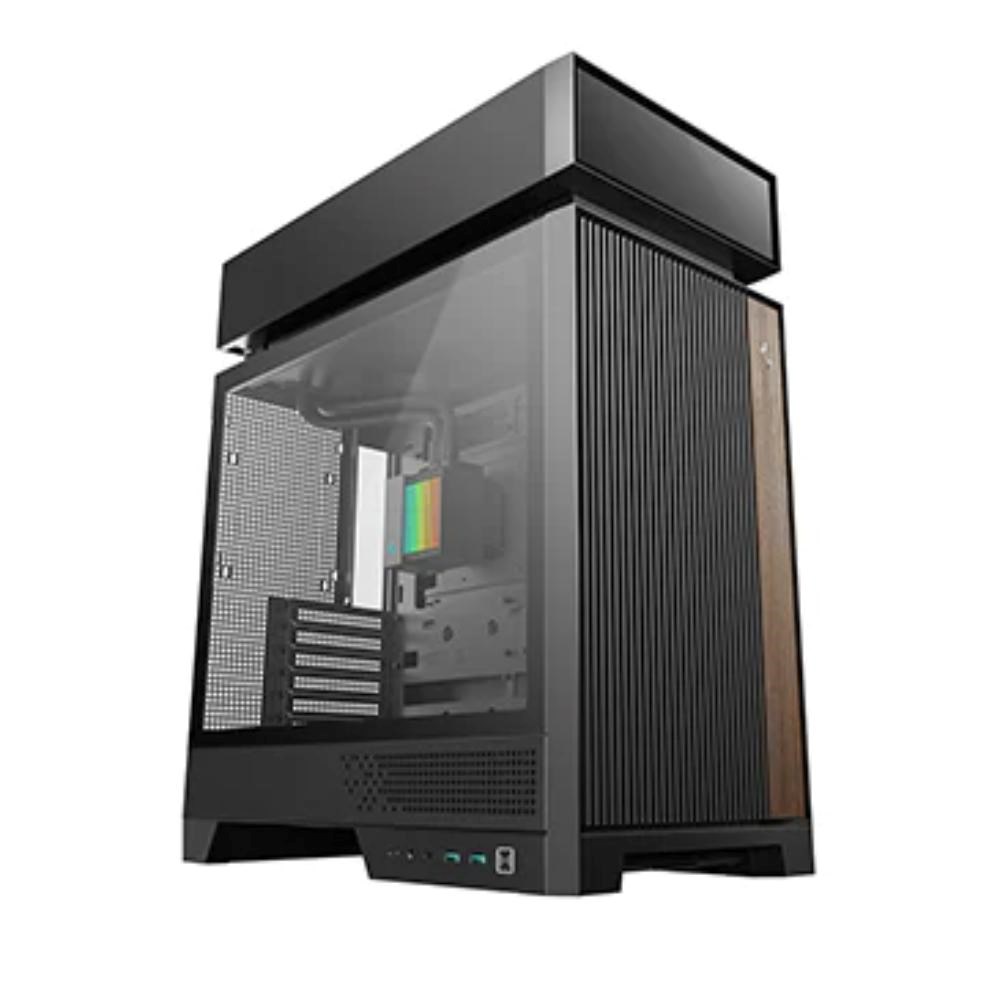DEEPCOOL Case CL6600,  ATX,  Průhledná bočnice,  vodní chlazení,  černá0 