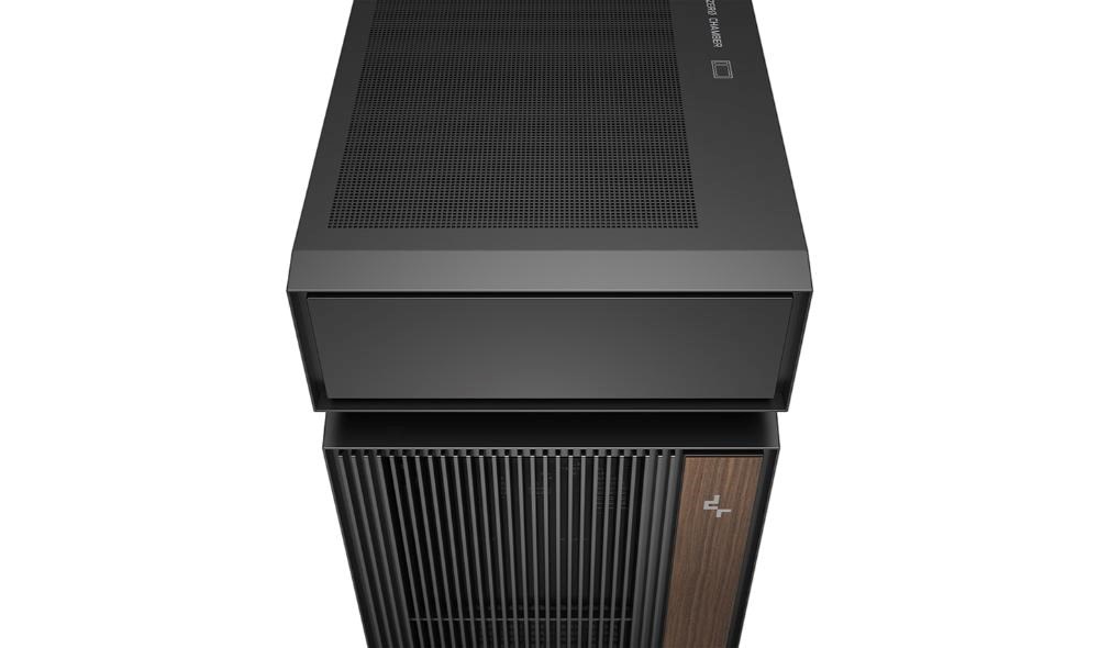 DEEPCOOL Case CL6600,  ATX,  Průhledná bočnice,  vodní chlazení,  černá5 