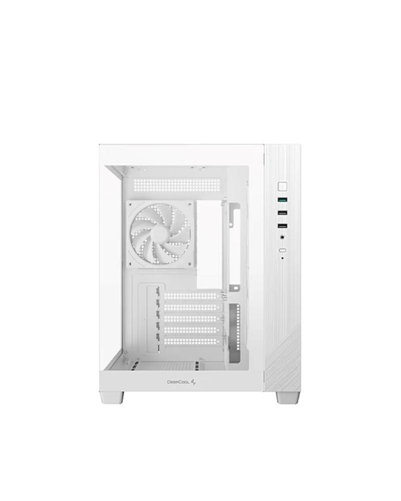 DEEPCOOL Case CG330 3F,  mATX,  Průhledná bočnice,  3x120mm ARGB Fan,  bílá1 