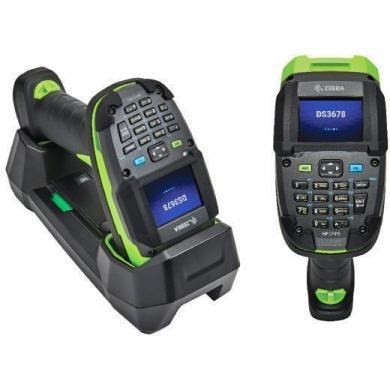 ROZBALENO - Zebra DS3678-KD,  BT,  2D,  HP,  disp.,  FIPS,  kit (USB),  black,  green0 