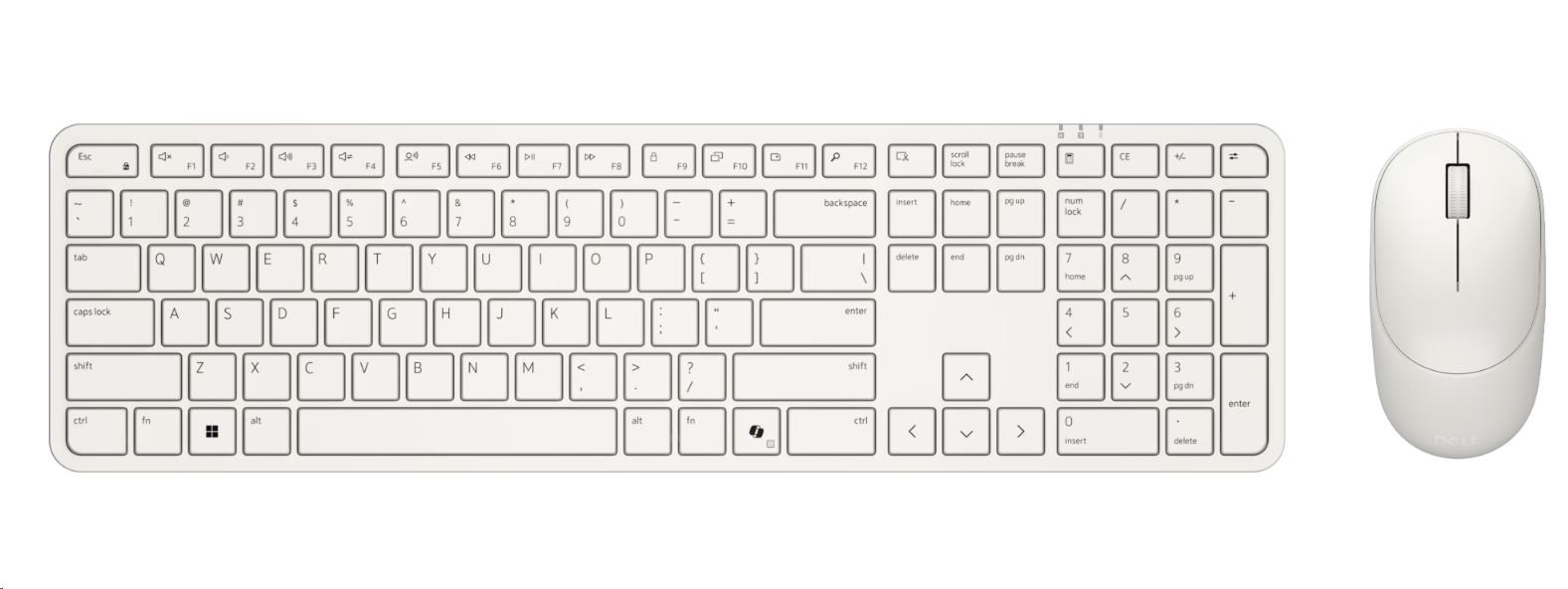 Dell set klávesnica + myš, KM526, US INT B.