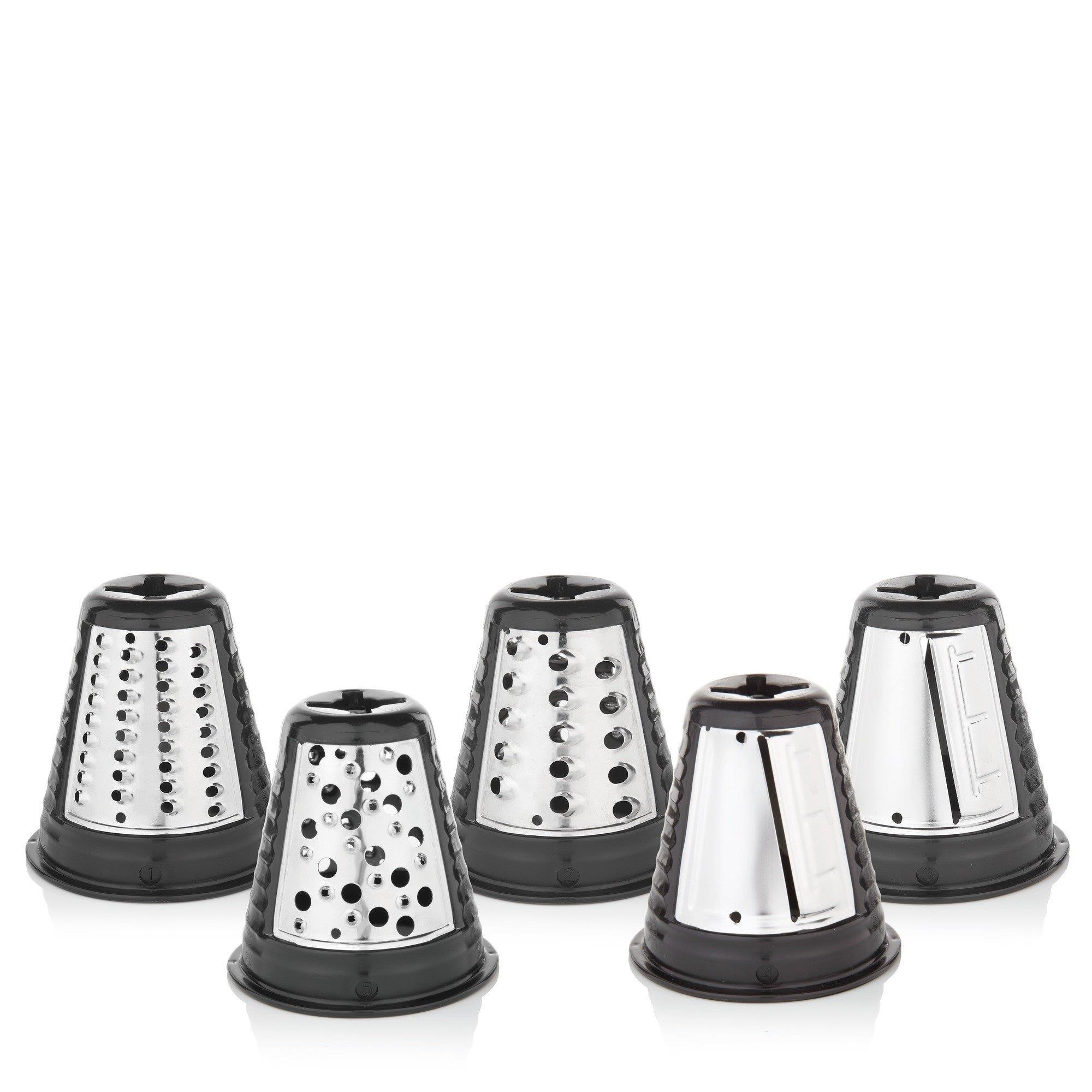 BAZAR - WMF KITCHENminis Salad-to-go struhadlo,  150 W,  nerezová ocel,  krájecí nástavce - Poškozený obal (Komplet)4 