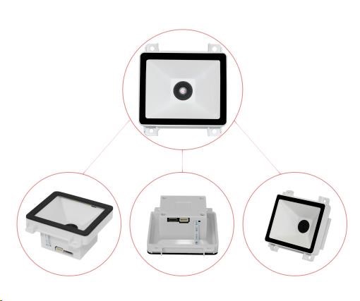 Virtuos CCD 2D čtečka Virtuos HM-761A,  modul,  USB2 