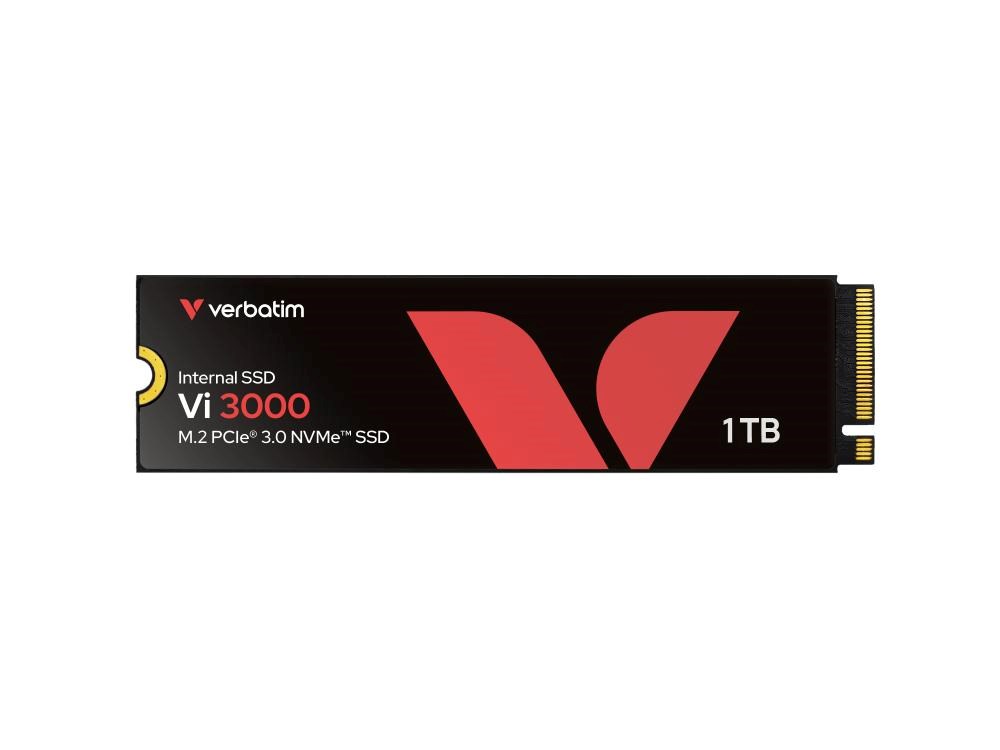 VERBATIM SSD Vi3000 Internal PCIe NVMe M.2 SSD 1TB ,  W 3000/  R 3300 MB/ s0 