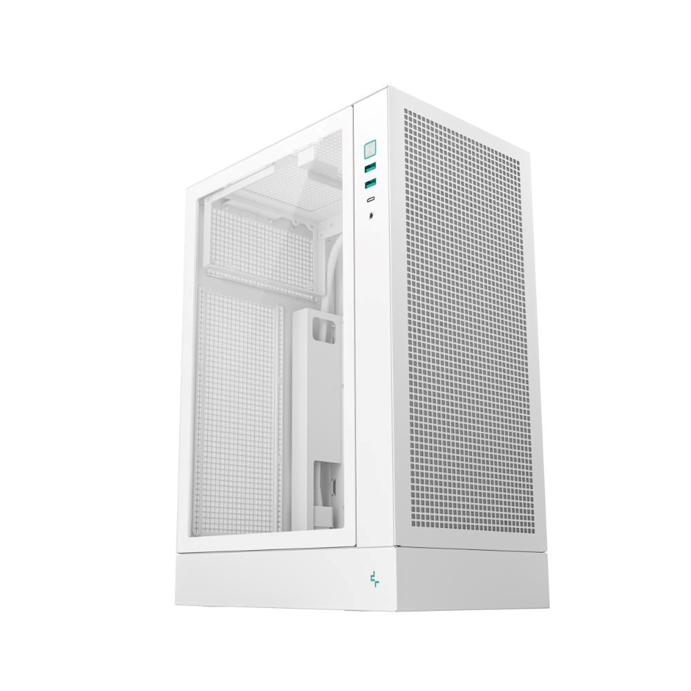 DEEPCOOL Case CH170 PLUS WH,  ATX,  Průhledná bočnice,  bílá1 