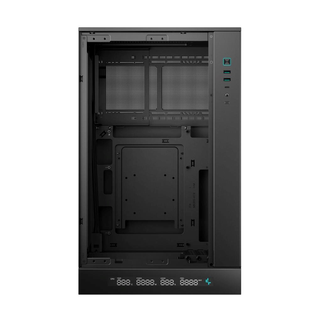 DEEPCOOL Case CH270 PLUS,  mATX,  Průhledná bočnice,  černá4 
