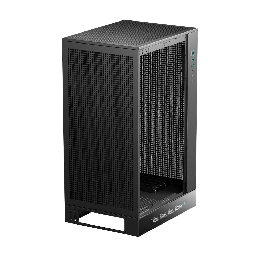 DEEPCOOL Case CH270 PLUS,  mATX,  Průhledná bočnice,  černá6 