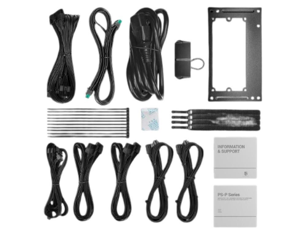 DEEPCOOL GAMERSTORM zdroj 1000W PS1000P,  92mm,  Plně modulární,  Platinum Cybenetics,  ATX 3.1,  černá6 