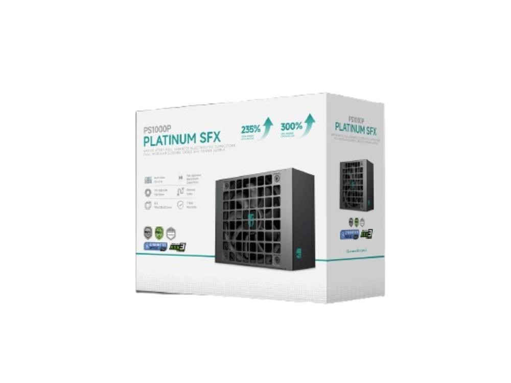DEEPCOOL GAMERSTORM zdroj 1000W PS1000P,  92mm,  Plně modulární,  Platinum Cybenetics,  ATX 3.1,  černá7 