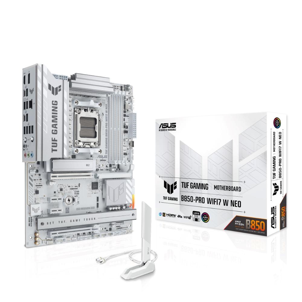 ASUS MB Sc AM5 TUF GAMING B850-PRO WIFI7 W NEO,  AMD B850,  4xDDR5,  1xHDMI,  1xDP0 