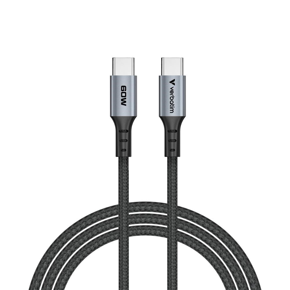 VERBATIM Kabel USB-C Sync & Charge,  60W,  120cm1 