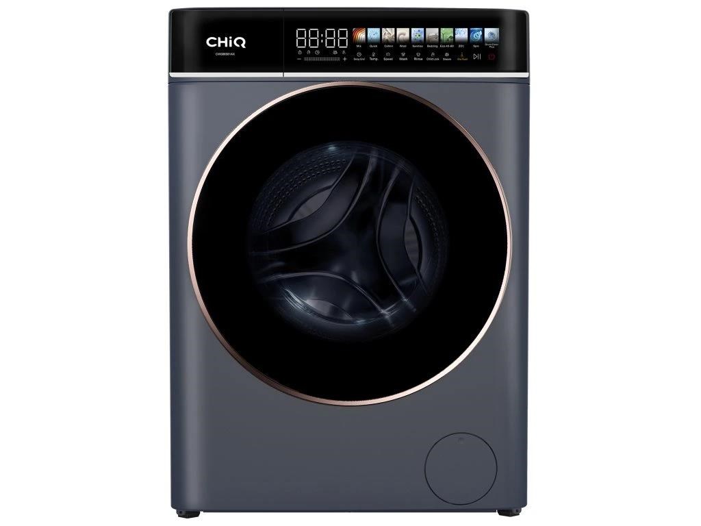 CHiQ Parní pračka 8 kg CHiQ CW086581AX ColorLuxe s barevným displejem + 12 let záruka na motor