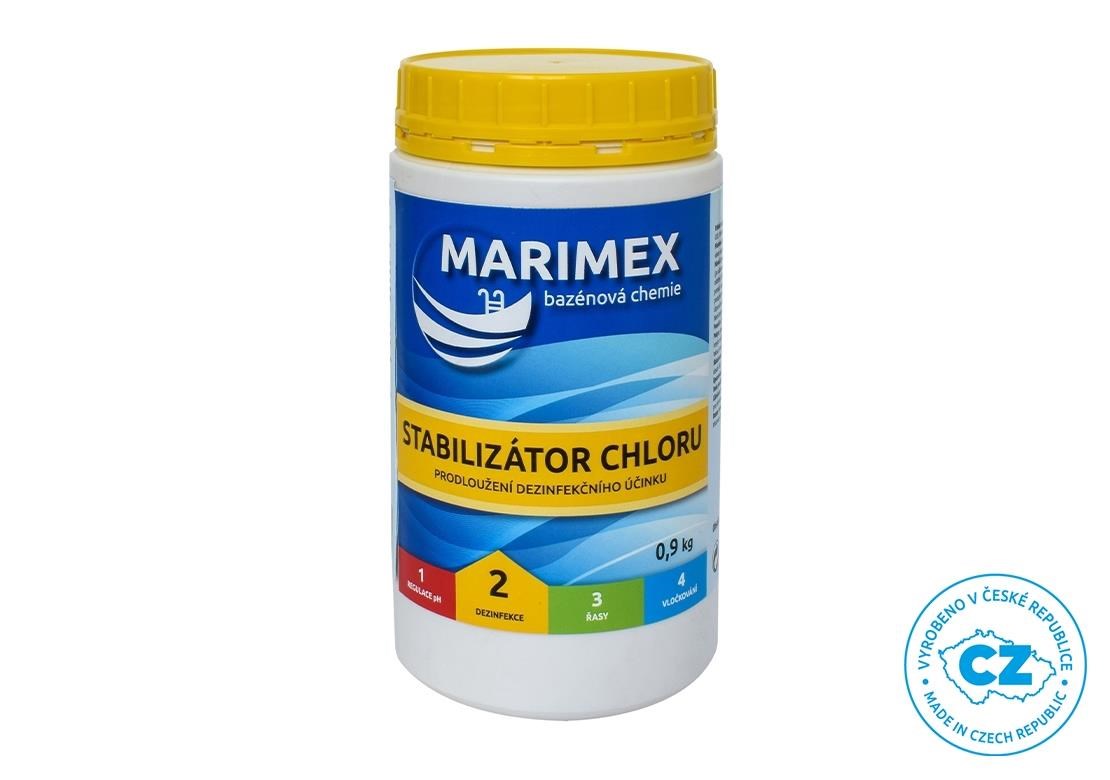 Marimex Stabilizátor chloru 0, 9 kg - bazénová chemie - DEZINFEKCE