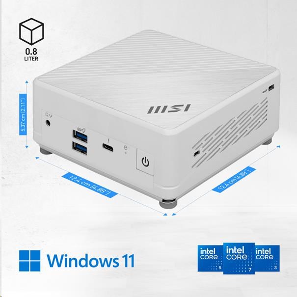 MSI PC Cubi 5 1M-483BEU,  Core 5 120U,  16GB,  N/ A,  N/ A,  No OS,  White1 