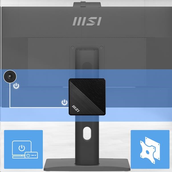 MSI PC Cubi 5 1M-484BEU,  Core 3 100U,  8GB,  N/ A,  N/ A,  No OS,  Black8 