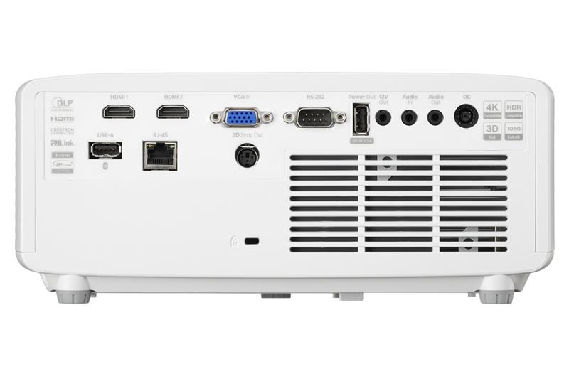 Optoma projektor ZH401e (DLP,  Laser,  FULL 3D,  1080p,  4600 ANSI,  2M:1,  2xHDMI,  RS232,  2xUSB-A power,  1x15W speaker)4 