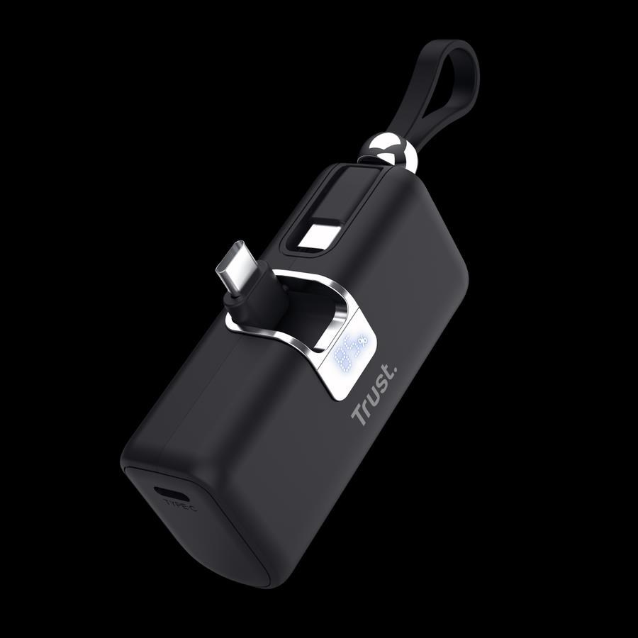 TRUST PACTO 5000 PD POCKET POWERBANK BLK