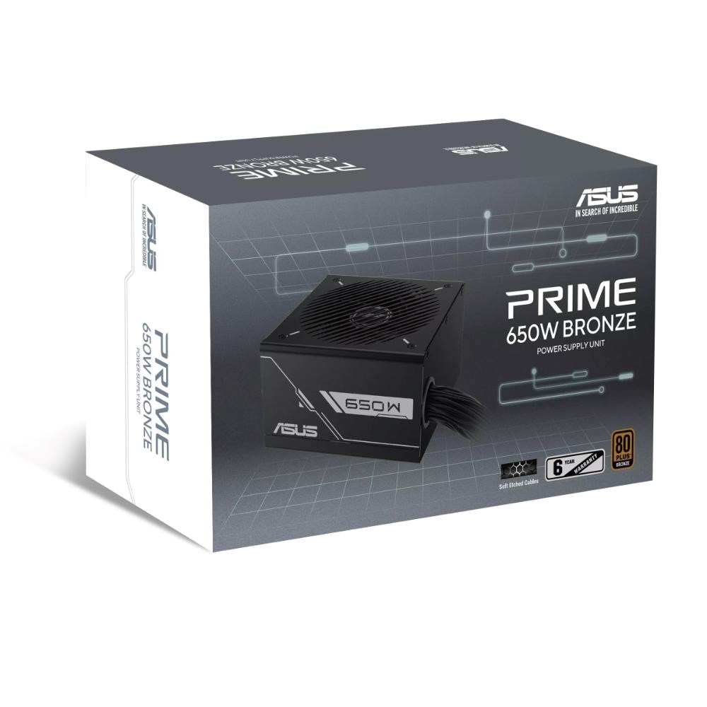 ASUS zdroj Prime 650W Bronze, 135mm,  80 Plus Bronze12 