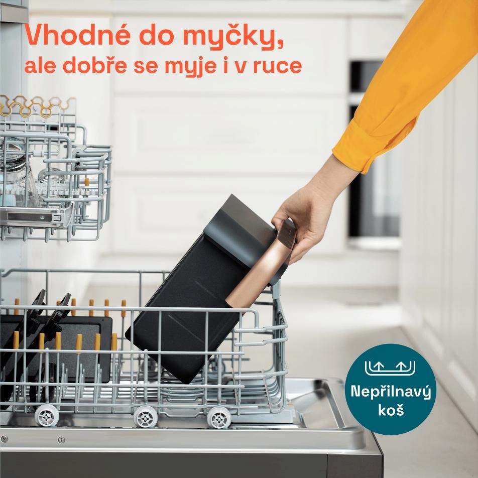 Cosori Dual Blaze TwinFry chytrá horkovzdušná fritéza 10 L,  keramika,  černá8 