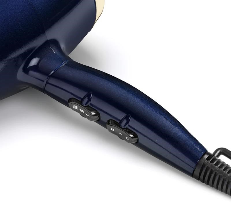 BaByliss 5911E Black Onyx fén,  regulace rychlosti a teploty,  funkce chladného vzduchu,  ergonomická rukojeť1 