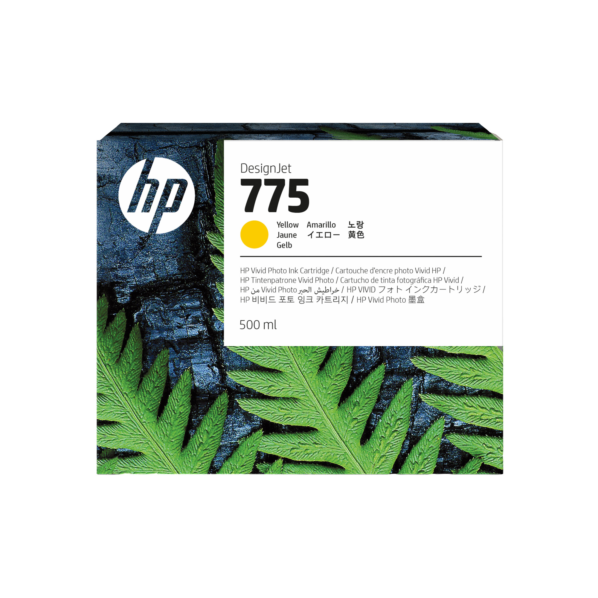 HP 775 500-ml Yellow Ink Cartridge1 