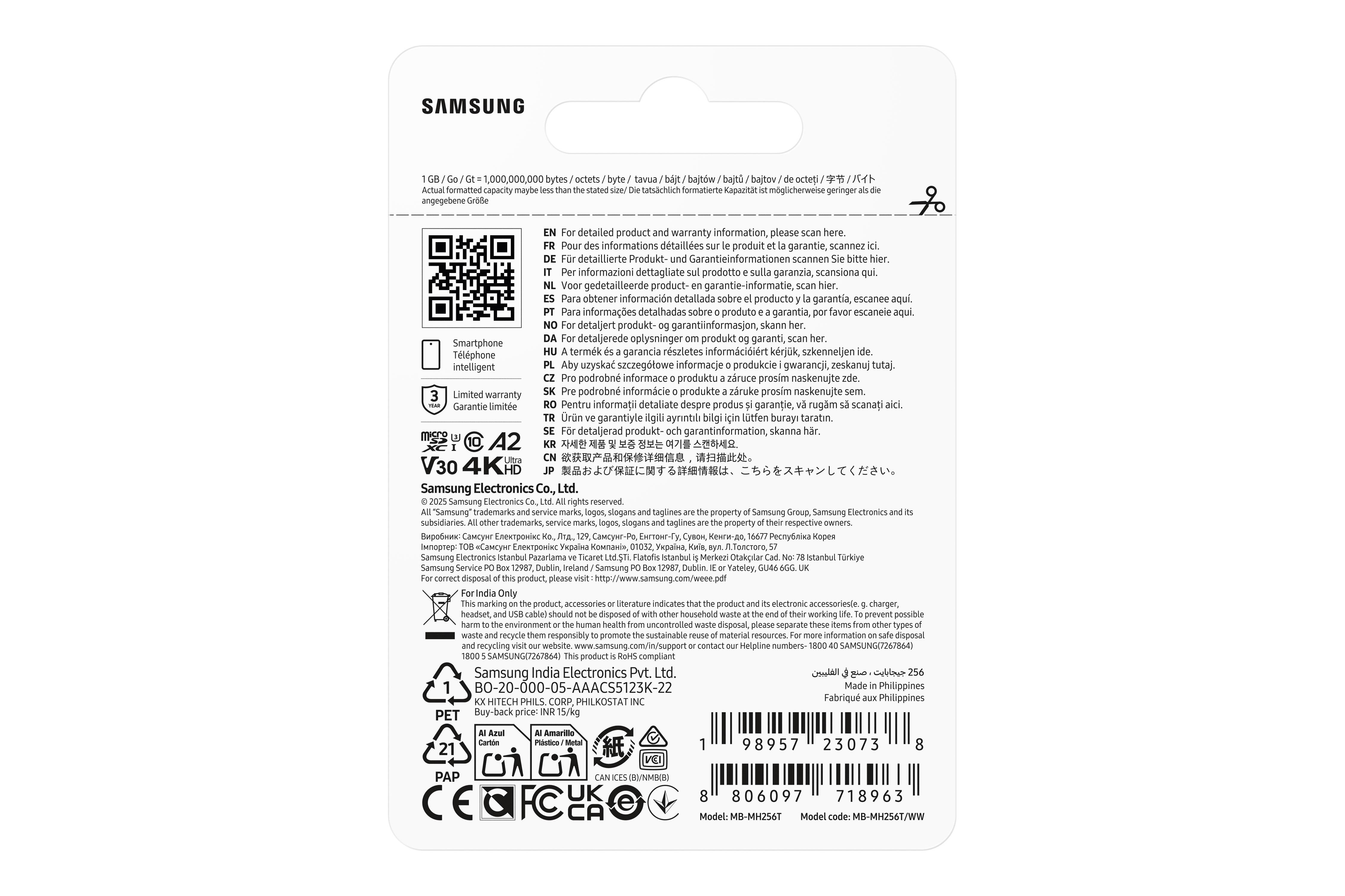 Samsung T9 microSD 256GB +USB Adaptér2 