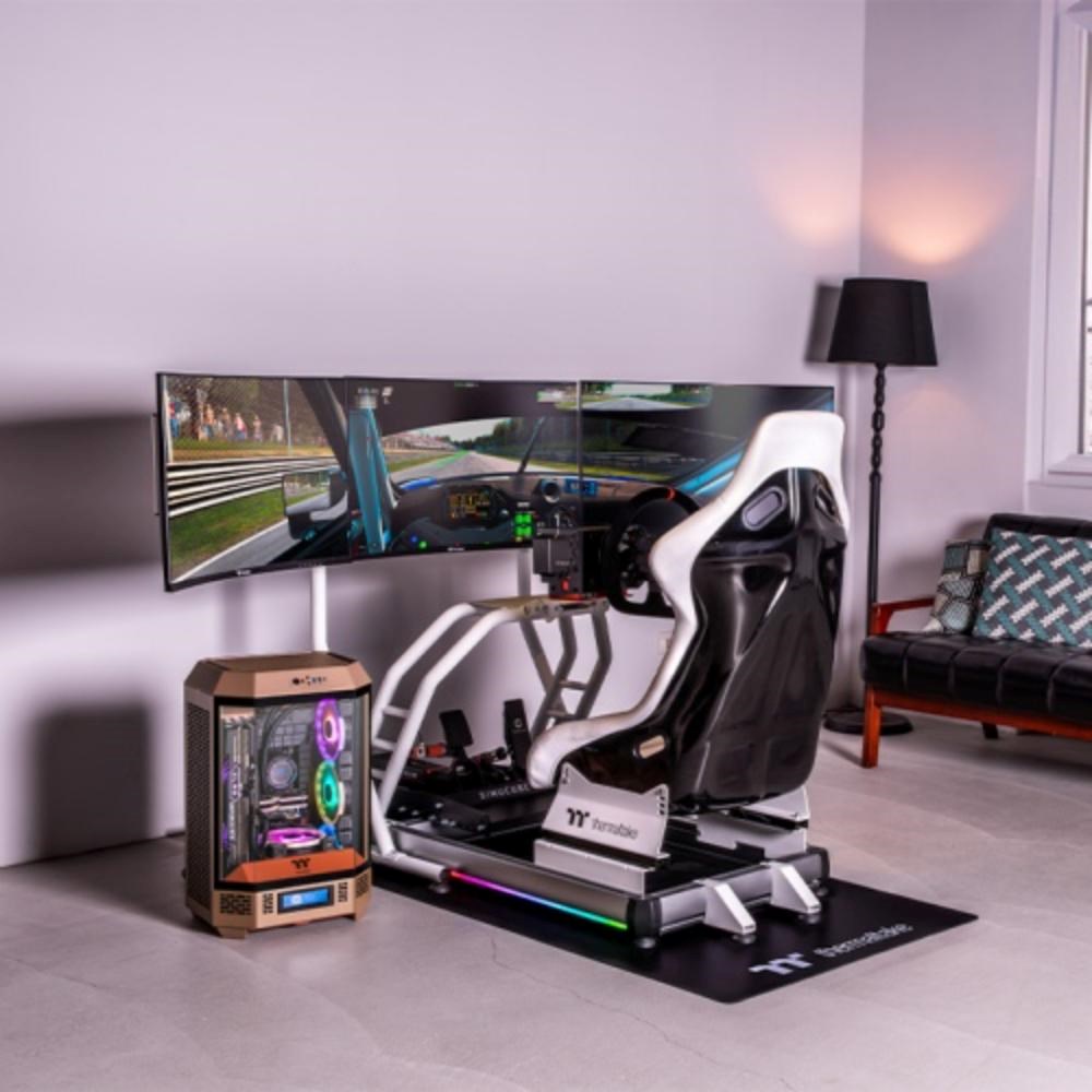 THERMALTAKE Závodní kokpit GR500 Racing Simulator Cockpit,  Bílá5 