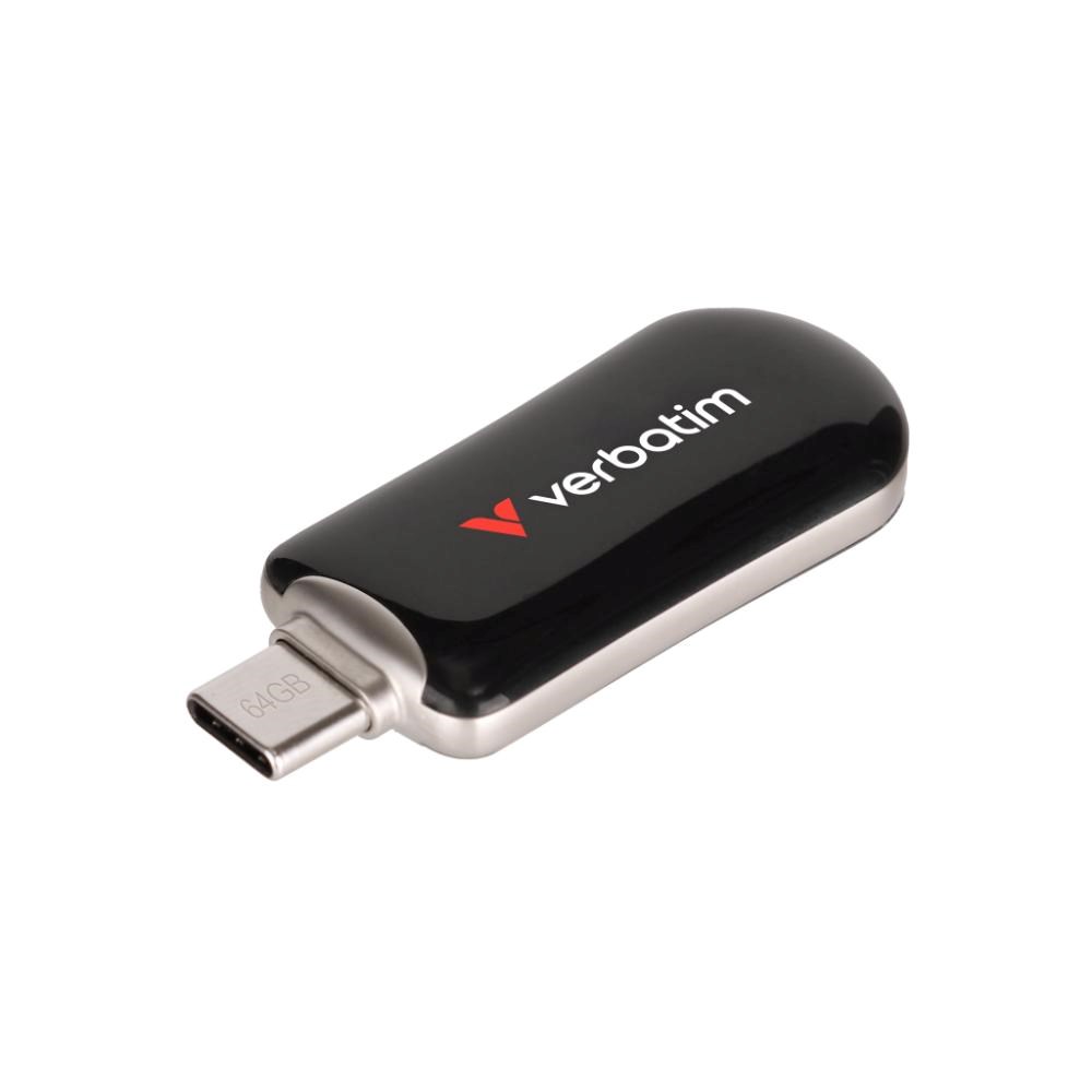 VERBATIM Flash Disk 512GB Plectra USB-C 3.0,  černá0 