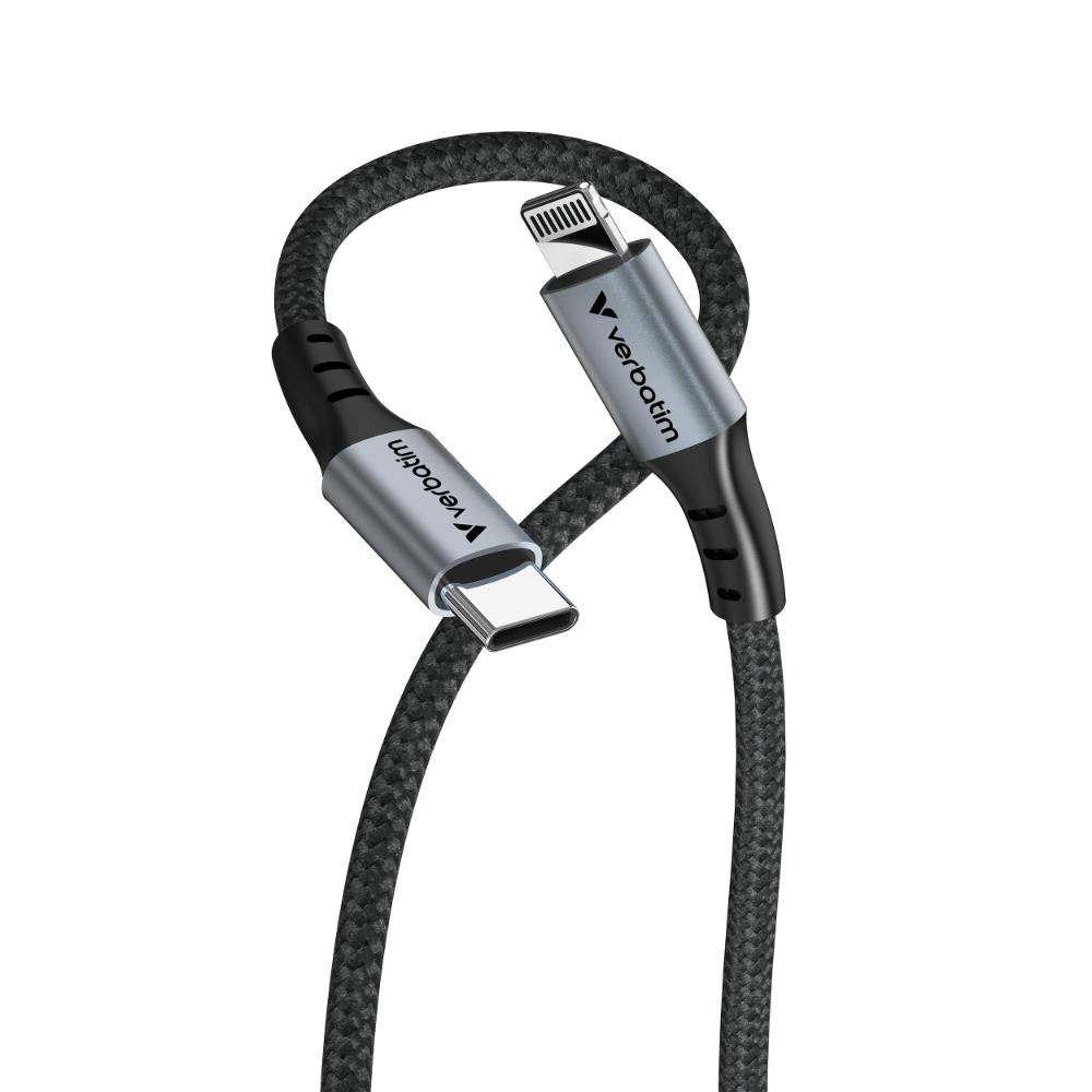 VERBATIM Kabel Sync & Charge,  USB-C na Lightning,  120cm1 