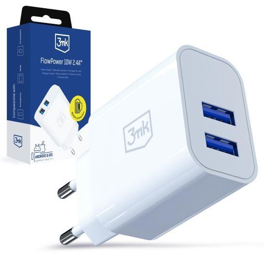 3mk FlowPower 10W 2.4A 2A White0 