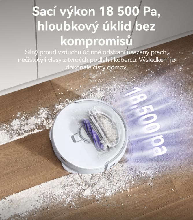 Narwal Freo Z10 Pro white - AI robotický vysavač s rotačním mopem a samočistící stanicí2 