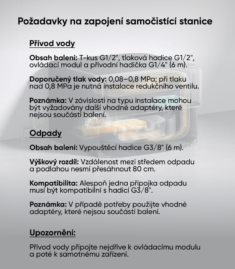 Narwal Flow2 compact station - AI robotický vysavač s pásovým mopem a samočistící stanicí s napojením na odpad12 