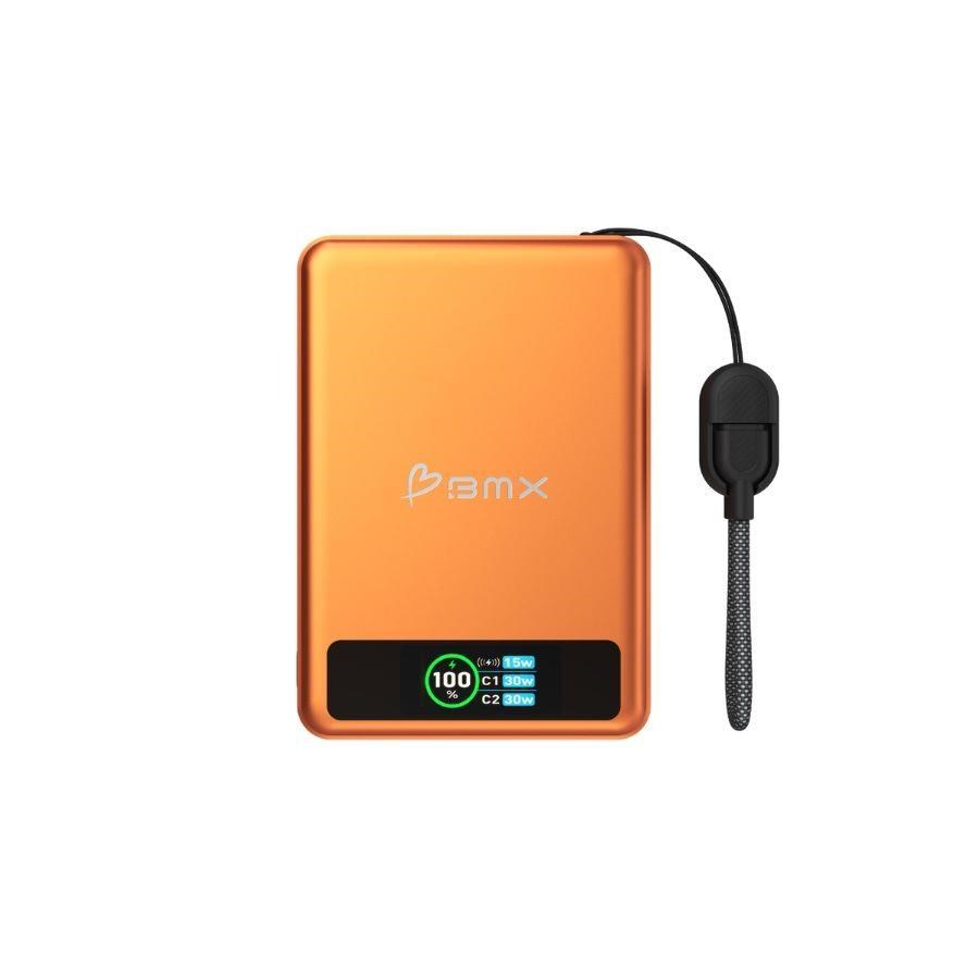 BMX SolidSafe™ 10K Solid-State Magnetic Power Bank,  Orange0 