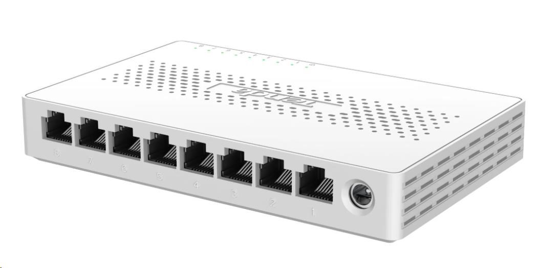 Tenda SM108 - 8x Multi-Gigabit 2.5G Ethernet Switch, 100/ 1000/ 2500 Mb/ s, 40Gb/ s, fanless
